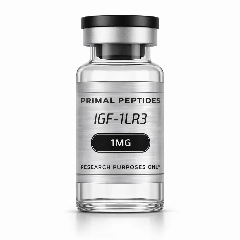 IGF-1 LR3 vial · in-vitro research reference material